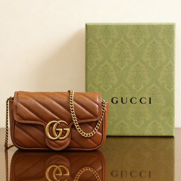 Gucci Handbags - Gucci GG Marmont Super Mini Bag